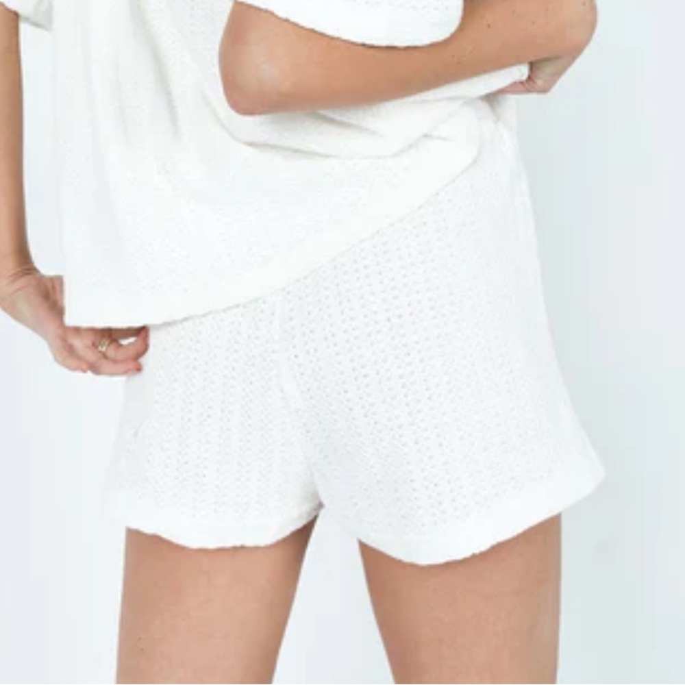 Pristine Princess Polly Cammie Knit Shorts Size:4 Cream - Picture 5 of 9